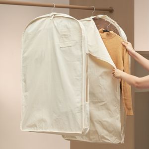 Garment Cover Pure Cotton Dustproof Storage <b>Wardrobe</b> <b>White</b> - Product Image 2