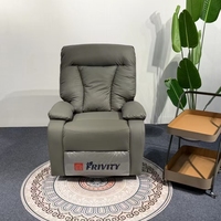 Fauteuil inclinable en cuir PU multicolore, fauteuil relaxant individuel pour la maison, vente en gros de meubles J02
