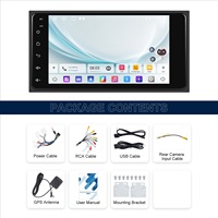 Autoradio 7 pouces pour Toyota Corolla EX avec CarPlay et Android Auto sans fil, navigation GPS, radio FM, lecteur multimédia de voiture, tout en un