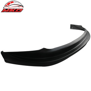 Convient pour Nissan Altima Sedan 2007-2009 JDM Sport Style Lèvre de pare-chocs avant non peinte noire - Product Image 4