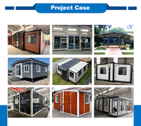 Maison préfabriquée extensible à 3 chambres avec isolation thermique, en acier léger, pour villa, bureau, appartement