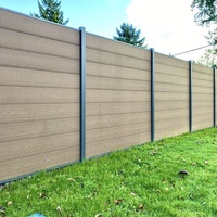 Installation facile Clôture composite DIY durable et résistante aux intempéries, anti-uv, étanche à la vie privée
