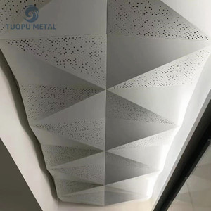 Giá rẻ giả thả trần/Tấm tường Nhôm Trần tiêu đề thiết kế cho hội trường mái trang trí - Product Image 5