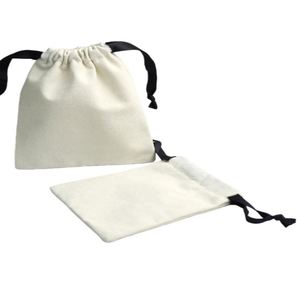 Bolsa Pequeña de Tela de Algodón Puro, Bolsa con Cordón para Velas Aromáticas, Bolsa de Almacenamiento de Joyas, Bolsa de Regalo de Algodón, Bolsa con Cordón de Lona - Product Image 3