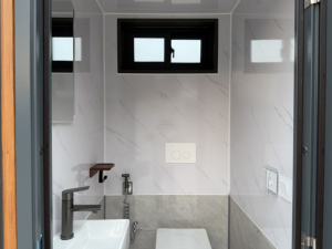 Unité de toilettes portables haut de gamme, <span class=keywords><strong>WC</strong></span> mobile moderne, structure en panneaux sandwich pour hôtel de villégiature - Product Image 5