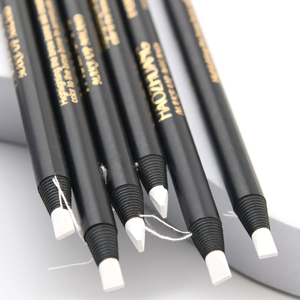 White Eyebrow Mapping Pencil Peel Off Brow Outline Wax <b>Pen</b> for PMU Microblading Before Tattoo Professional Use Tool Supply - Product Image 2