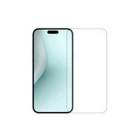 Verre transparent pour iPhone 16 16 Pro 16 Pro Max Protection d'écran antichoc HD Verre trempé transparent sans bulles