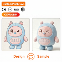 Fabricant OEM, mascotte personnalisée, jouet en peluche super doux en polyester, animal en peluche rembourré en coton PP, certifié CE, cadeau promotionnel en gros