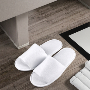 GlobeLink Pantoufles <span class=keywords><strong>de</strong></span> spa jetables antidérapantes non tissées à bout ouvert et fermé, économiques, pour la famille, les voyages et la réception - Product Image 6