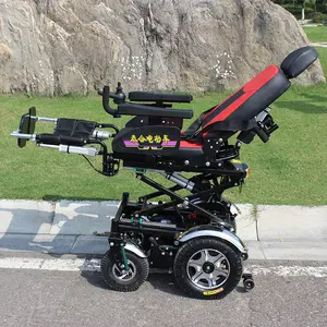 Toptan yürüyüş yardımcıları elektrik Powered merdiven tırmanma tekerlekli sandalye ayarlanabilir tekerlekli sandalye çin'de yapılan