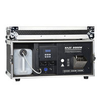 Machine à fumée MOKE 2000W avec écran tactile, télécommande DMX sans fil, réservoir de 2,5 L, flight case, idéale pour les grands scènes, concerts, mariages et événements en direct