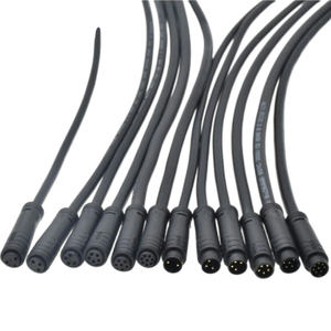 Özel kablo 2 3 4 5 6 8 pin A B D kodu M8 açık bağlayıcı havacılık kablosu - Product Image 3