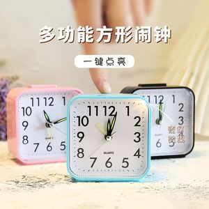 Dropshipping Shopify cuadrado elegante 3D luz nocturna reloj despertador creativo Digital temporizador Venta de fábrica para estudiantes - Product Image 4