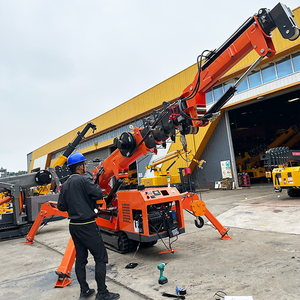 Grúa Araña de 8 Toneladas, Grúa Araña Móvil de Elevación de 35 Metros, Mini Grúa Araña de 3, <span class=keywords><strong>5</strong></span>, 6 y 8 Toneladas para Minería y Energía - Product Image 2