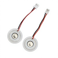 Atomizador Ultrasónico de Cerámica de Alta Frecuencia Modelo 106 Personalizado de Fábrica, Disco Cerámico, Anillo de Silicona, Conector JST para Montaje en PCB