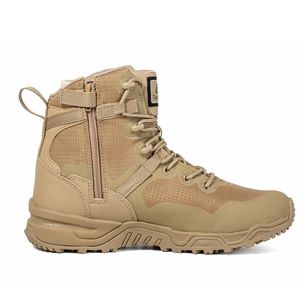 SF43 711 AK Tactical Khaki High Top Outdoor <b>Boots</b> Waterproof Nylon All Seasons <b>Hiking</b> Shoes - Product Image 5