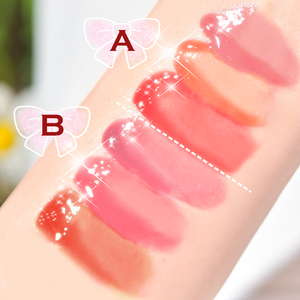 Ensemble <span class=keywords><strong>de</strong></span> rouge à lèvres liquide brillant minéral à haute pigmentation Bow <span class=keywords><strong>Radiant</strong></span> Hydratant Imperméable Longue durée Couleur miroir brillant - Product Image 4