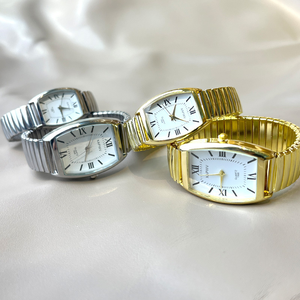 <span class=keywords><strong>Orologio</strong></span> al Quarzo LP76 Casual Semplice <span class=keywords><strong>Dorato</strong></span> per Coppia, Quadrante Tonneau, Cinturino Elastico in Acciaio, Orologi da Uomo e da <span class=keywords><strong>Donna</strong></span>, Vendita all'Ingrosso - Product Image 3