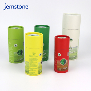 Tube en papier personnalisé, écologique, biodégradable, fait à la main, à partir de matériaux recyclés, pour le thé et le café, avec impression quadrichromie et revêtement UV - Product Image 3