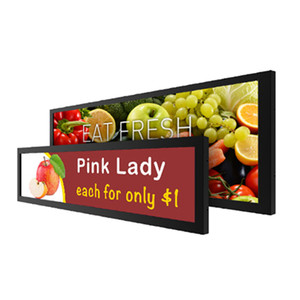 Cửa Hàng Kệ 35 inch kỹ thuật số biển quảng cáo hiển thị TV siêu rộng kéo dài thanh Màn hình LCD - Product Image 2