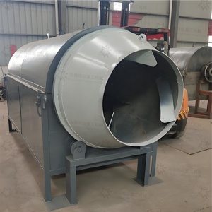 Nueva Máquina Secadora Rotatoria de Tambor Controlada por PLC de Acero Inoxidable para Granos, Hojas de Moringa, Alimentos Secos, Procesamiento de Residuos y Lodos - Product Image 5