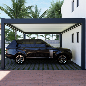 Pergolas à lames orientables automatiques, abris de voiture, pergolas motorisées électriques en aluminium, pergola extérieure, tente de stationnement pour voiture - Product Image 4