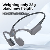 G18 Cross-Border Bone Conduction Wireless pour BT Headphones Indicateur de batterie LED pour le sport Running Cycling Listening