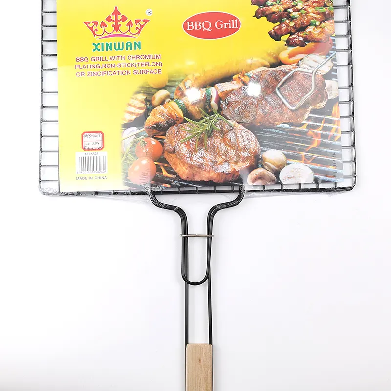 Thép carbon BBQ nướng Net Cá Rau tôm BBQ nướng rau nướng giỏ