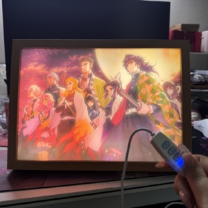 Luce Ambientale Creativa a Cartoni Animati, Decorazione per Camera da Letto, Luce Notturna, Dipinto Luminoso Anime, Poster di <span class=keywords><strong>Jujutsu</strong></span> <span class=keywords><strong>Kaisen</strong></span> per Regalo - Product Image 5