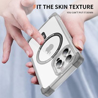 Coque de téléphone magnétique transparente hybride classique pour iPhone 14/13 antichoc et compatible avec iPhone 14 Pro Max