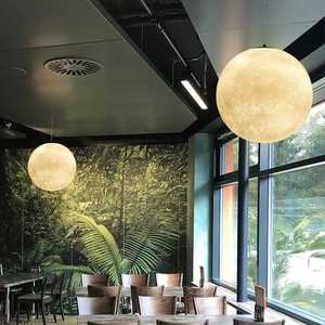 Nouvelle Suspension LED Ronde <span class=keywords><strong>BAHE</strong></span> Style Nordique pour Salon, à Commande à Distance, Tête Unique - Product Image 6