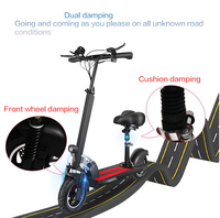 45 km/h Scooters eléctricos rápidos 500W 800W Kick Scooter 10 pulgadas todoterreno E Elektrikli Scooter Elektro Snow plegable movilidad adulto