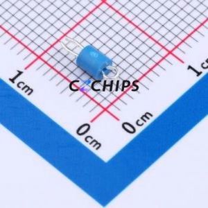 5117 Test Point / Test Loop Connector Pin Type (Through Board) Blue 2.5mm - Product Image 2