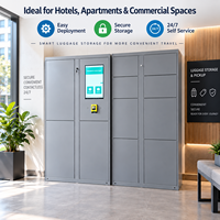 Casier de rangement pour bagages résistant aux intempéries, casier à bagages pour attractions touristiques