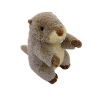 2024 nouveau jouet de marmotte simulée en peluche d'animal en peluche doux RTS mignon petit jouet en peluche de marmotte Kawaii pour vos chiens