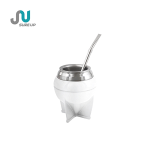 Set Regalo Yerba Mate con Thermos in Acciaio Inox con Manico <span class=keywords><strong>e</strong></span> Tazza, Contenitore per Tè, Cucchiaio, Cannuccia - Set Completo per Regali Aziendali - Product Image 4