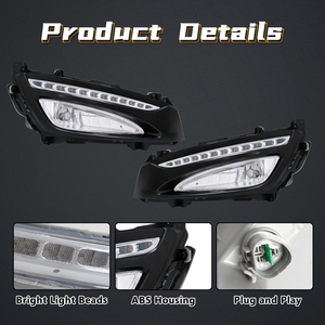 Usine directe <span class=keywords><strong>voiture</strong></span> accessoire avant LED conduite lampe DRL feux diurnes pour Kia K5 Optima 2011 2012 2013 halogène <span class=keywords><strong>antibrouillard</strong></span> - Product Image 2