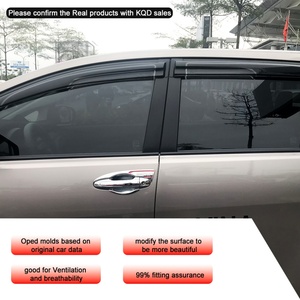 แผ่นบังแดดกันฝนสำหรับประตูรถยนต์ ราคาโรงงาน สำหรับ Toyota Fortuner ปี 2015 ขึ้นไป - Product Image 5