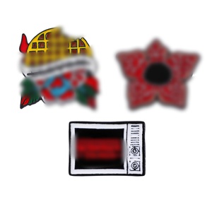 Épingle à broche succulente avec citation de la <span class=keywords><strong>série</strong></span> télévisée d'horreur populaire américaine - Product Image 1