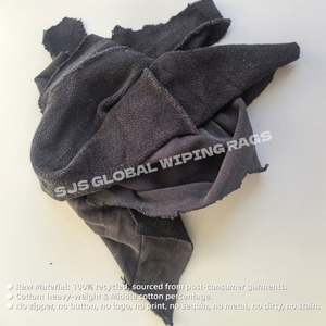 100 trapos de limpieza de algodón reciclado, trapos de forro polar de colores recuperados, paños para limpiar sudaderas, trapos de tela de algodón de 10 kg y 25 kg - Product Image 4