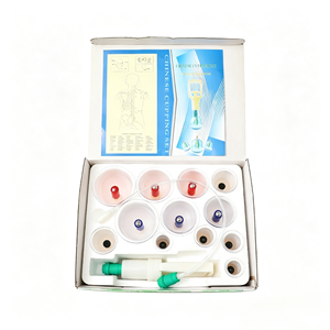 KL, Vente en gros usine, Lot de 12 ventouses de massage sous vide pour la santé et le <span class=keywords><strong>Hijama</strong></span> avec ventouses magnétiques - Product Image 3