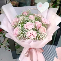 20 pièces/paquet, papier d'emballage pour bouquet de fleurs coréen, couleur unie, imperméable, recouvert de PVC recyclable