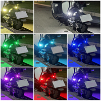 Kabellose LED-Stroboskopleuchten mit Fernbedienung, 7 Farben, USB, für Flugzeuge, Autos, Motorräder, Fahrräder und LED-Drohnen als Blitz-Indikatorlampe