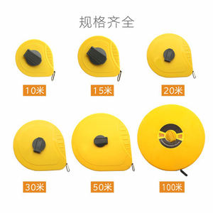 Metro a nastro Deding Brand Modello LT400-HH 20m 30m 50m in fibra di vetro a doppia faccia con blocco manuale per ingegneria civile (metrico) - Product Image 2