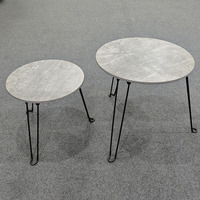 Nouveau design Table basse pliable Petite table ronde Table d'appoint de salon