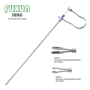 Endoskopi bedah Manual 5 mm genggam Musim Semi gunting tang terbuat dari baja - Product Image 4