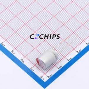 TD1V337M1012 ตัวเก็บประจุแบบแข็งชนิด Through hole (THT), ขนาด D10xL12 มม. 330uF 20% 35V 2.835A 100kHz - Product Image 1