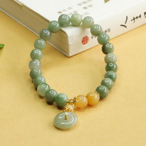 Bracciale in Giada Verde Naturale all'Ingrosso, Gioielli alla Moda, Bracciale in Giadeite Birmana, Bracciale e Braccialetti in Giada del Myanmar - Product Image 6