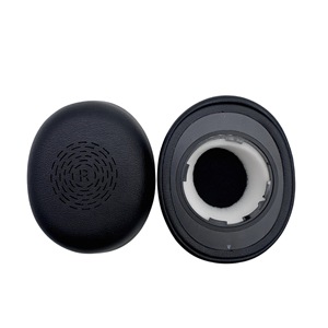 แผ่นรองหูฟังสำหรับ Jabra Evolve2 65 Flex UC/MS ทำจากหนังโปรตีน ทนทาน ระบายอากาศได้ดี ครอบหูฟังแบบครอบทั้งใบหู - Product Image 5