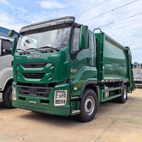 Camión Compactador de Residuos Isuzu 4x2 GIGA 15 CBM Nuevo, Vehículo de Compresión de Basura de Gran Capacidad